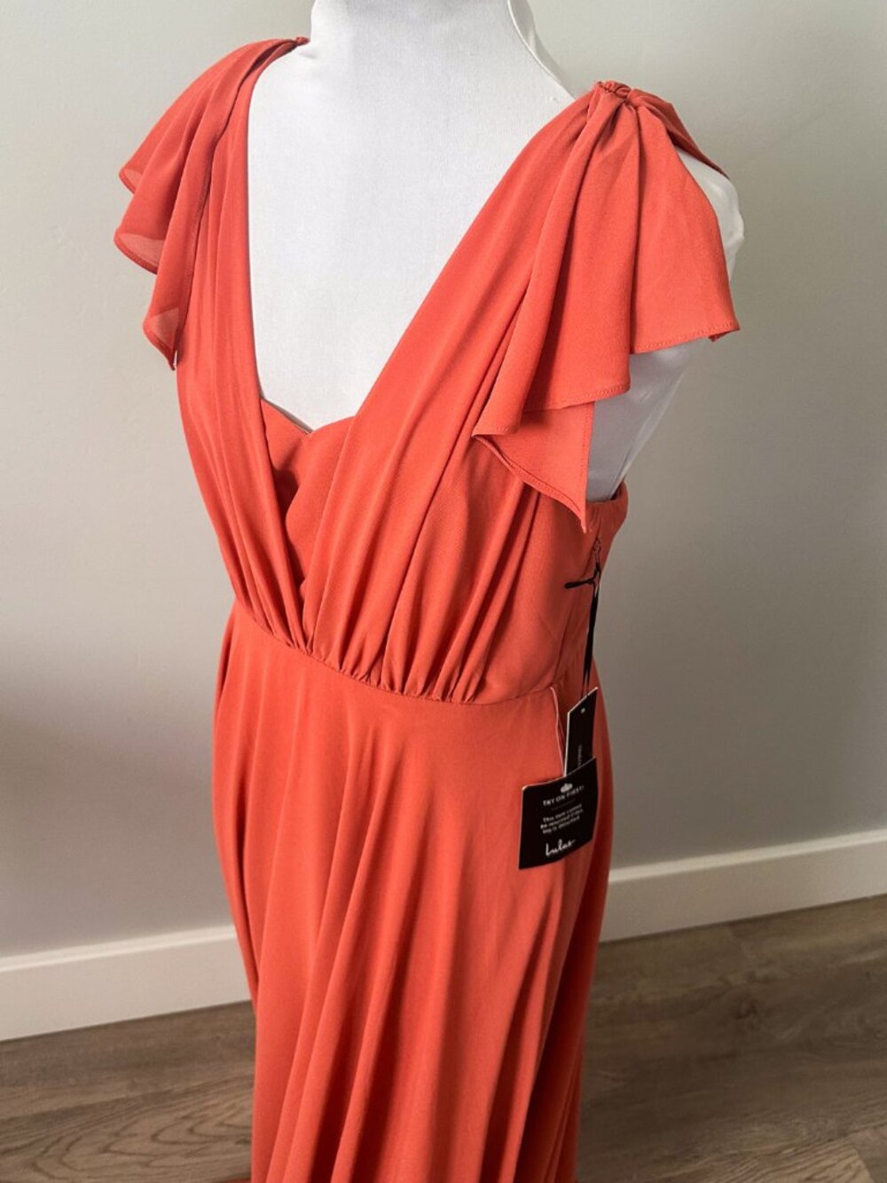 Lulu's Falling For You Rusty Rose Maxi Dress - NWT! - Picture 11 of 12